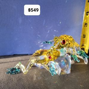 Swarovski Yellow Frogs